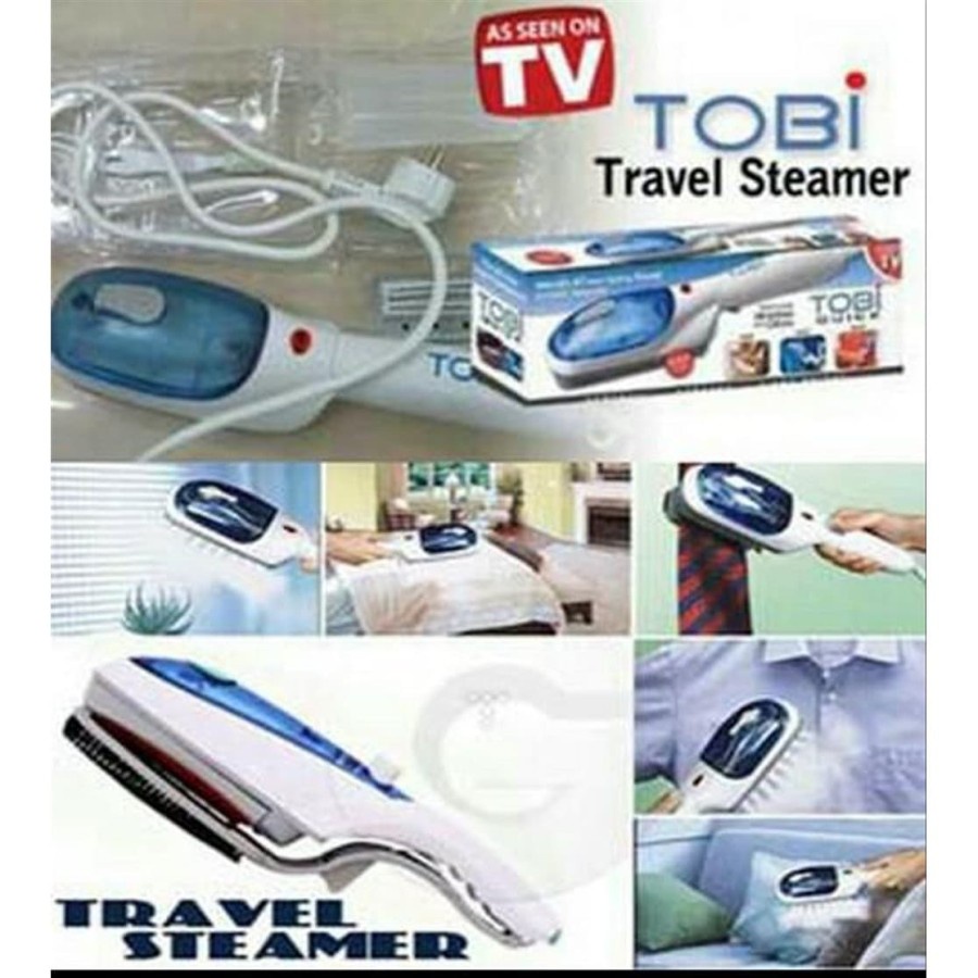 Tobi Setrika Uap Steam Wand Travel Steamer Elektronik Rumah Tangga New