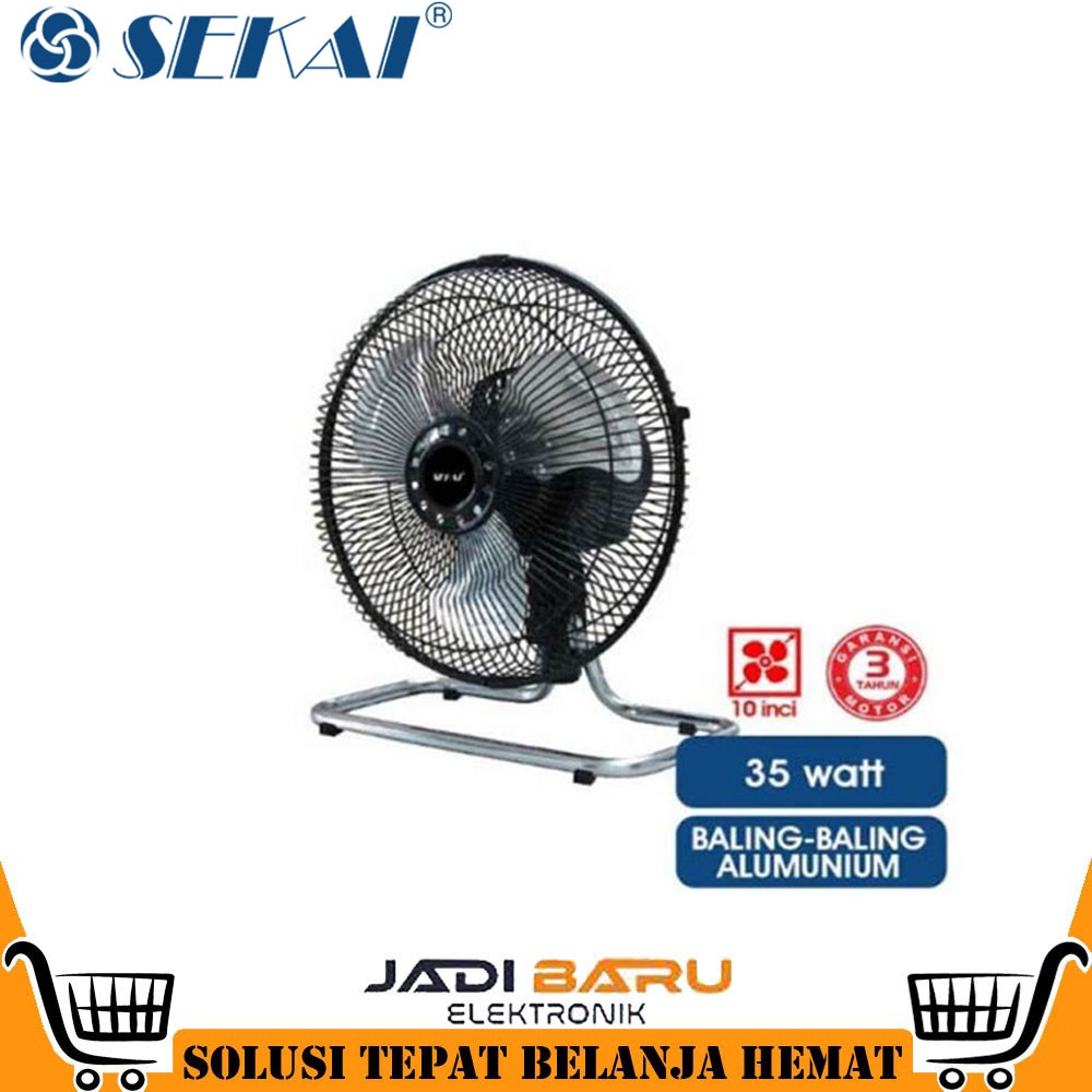 (READY COD) Kipas Angin Sekai HFN-1060 / HFN1060 / HFN 1060 Kipas Angin Meja / Dinding [10 Inch] (GA