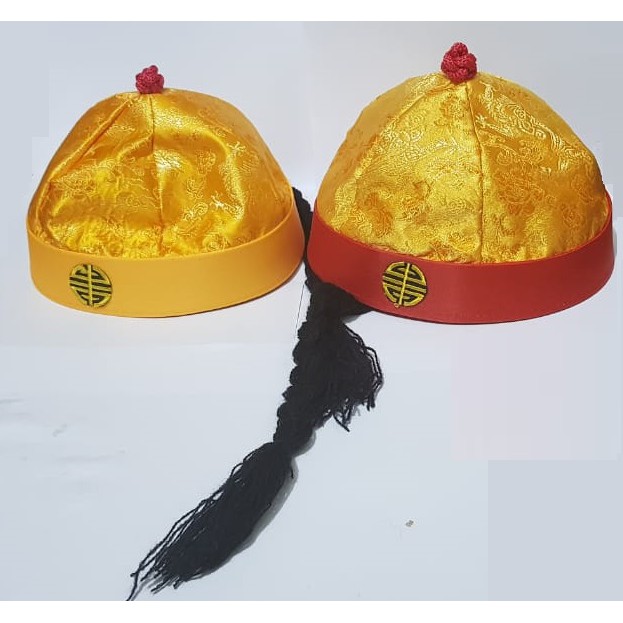 Topi Imlek China Oriental Chinese Hat Cosplay Shopee Indonesia