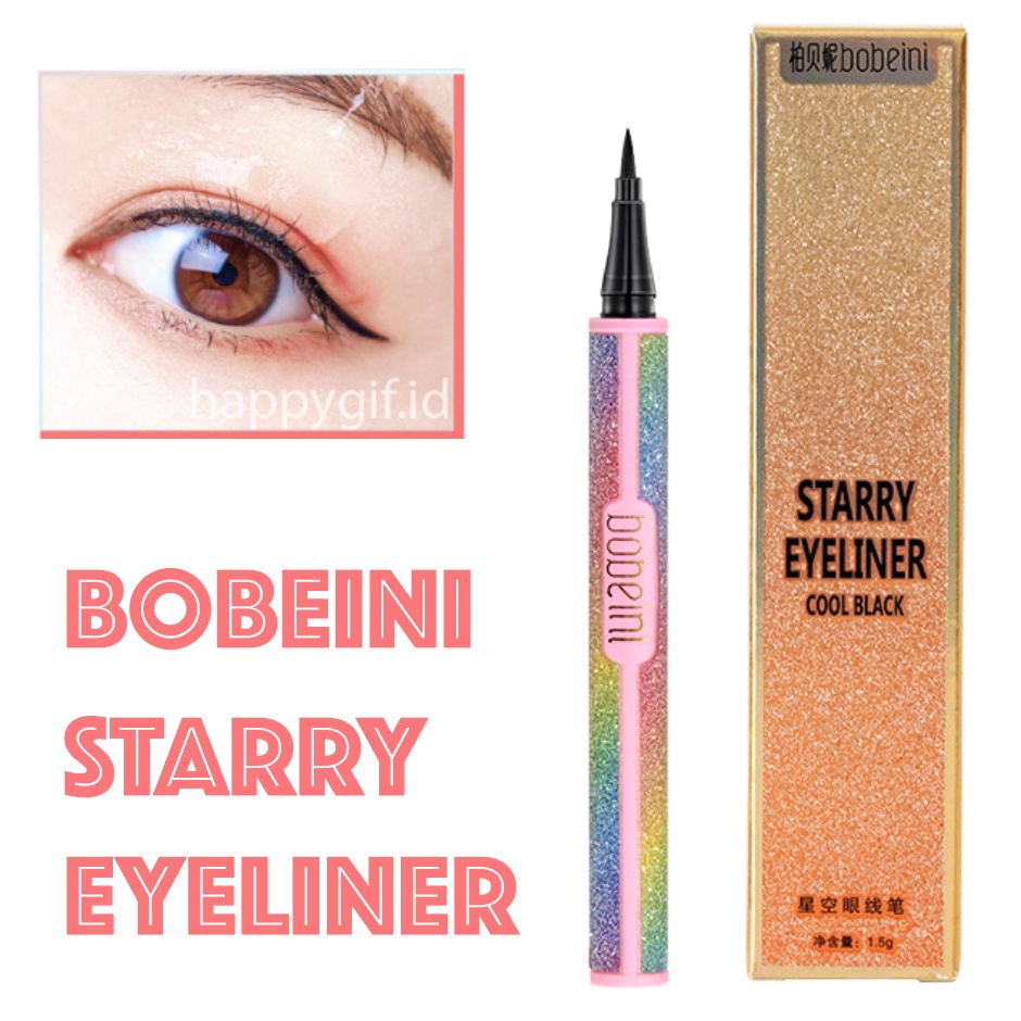 BOBEINI Starry Eyeliner Cool Black Waterproof Mata Tahan Air LA158