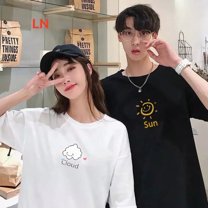 CLOUD SUN | baju keren cocok untuk kembaran dengan teman , keluarga , sahabat atau pacar awan dan ma