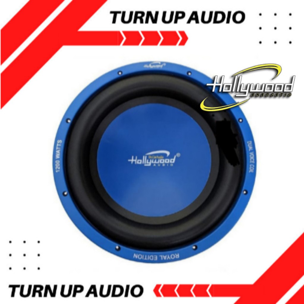 Subwoofer Pasif Audio Mobil HOLLYWOOD ROYAL 12 Inch 1200 Watt 2 COIL