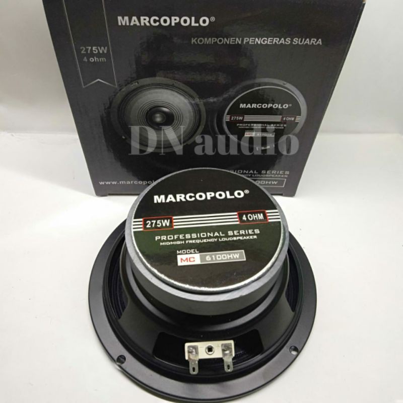 speaker full range 6 inch marcopolo