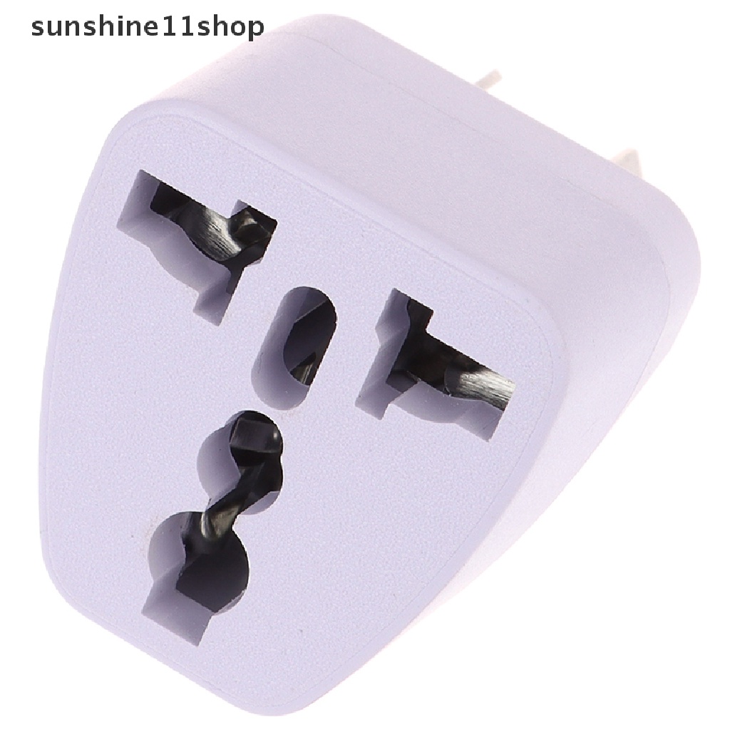 Sho Adapter Power Plug USA EURO Asia Ke AU 3 Pin Universal Untuk Travel