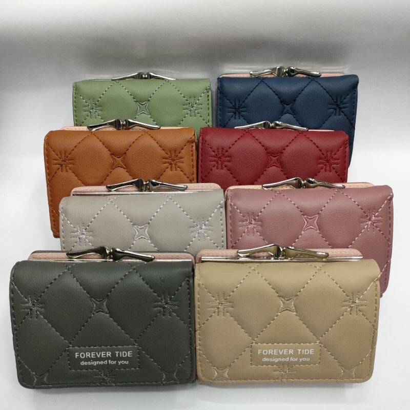 DOMPET KECIL WANITA DOMPET LIPAT BEHEL FOREVER YOUNG DOMPET MINI MODEL LIPAT BEHEL FOREVER YOUNG