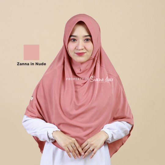 ShalihaFactory - Jilbab Hijab Bergo Instan Pet Anti Tembem Menutup Dada | Zanna Hijab Instan