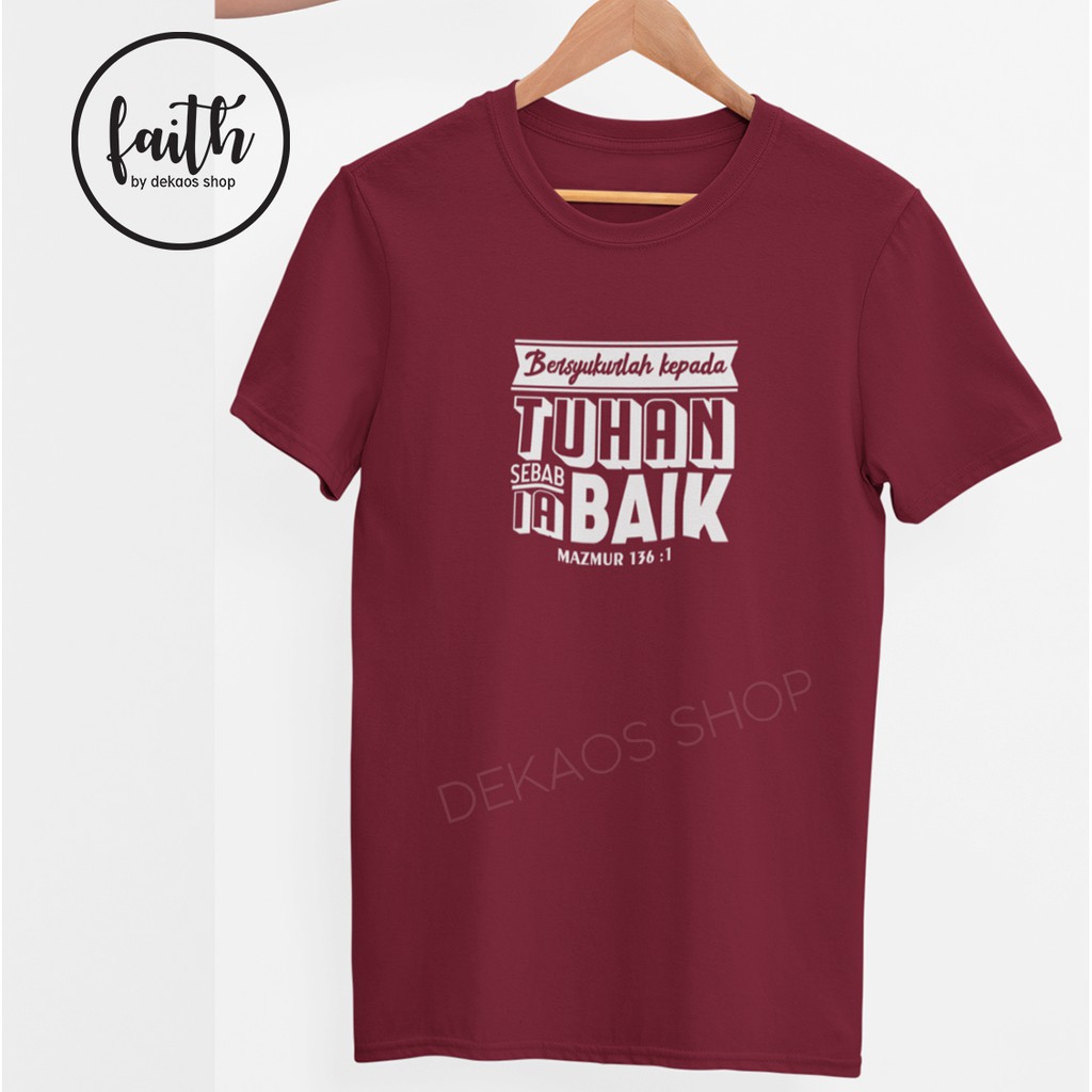 KAOS ROHANI PRIA WANITA / KAOS ROHANI KRISTEN / KAOS ROHANI / KAOS ROHANI KATOLIK / KAOS SALIB PRIA 