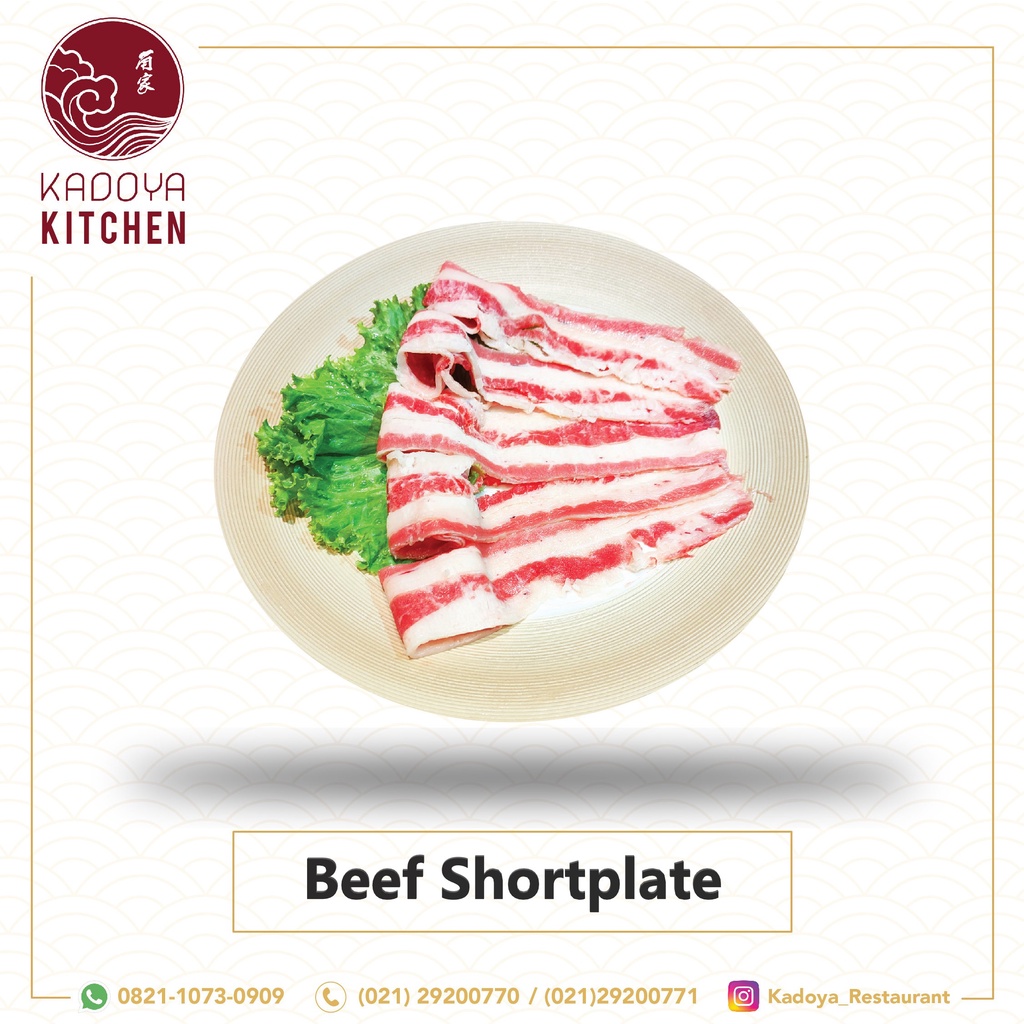 

Kadoya Beef Shortplate 250gr