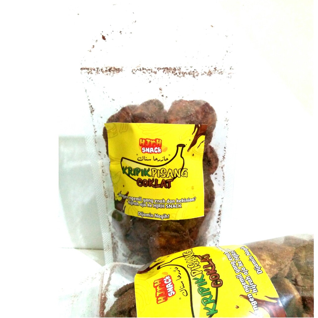 

keripik pisang / 100gr / keripik pisang coklat / kripik pisang coklat / cemilan / keripik pisang