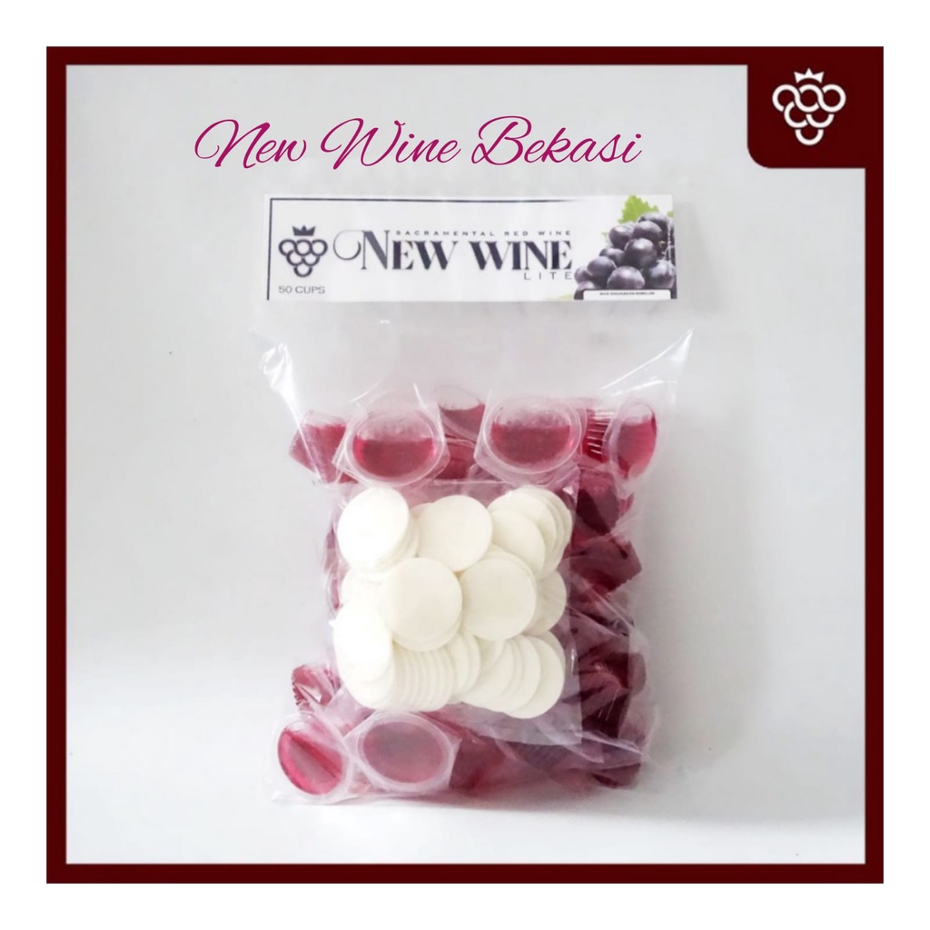 

Minuman Perjamuan Gereja Lite isi 50 + Hosti