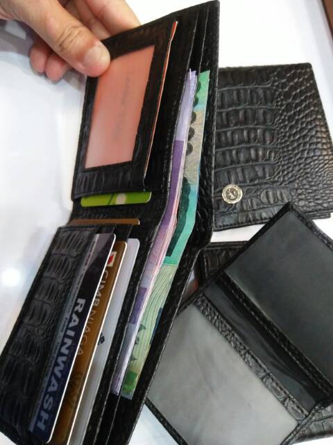 Dompet pendek lipat cowok crocodile