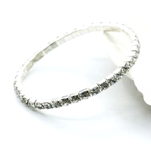 OILA gelang silver berlian / silver diamond bracelet (3D1) JGE008