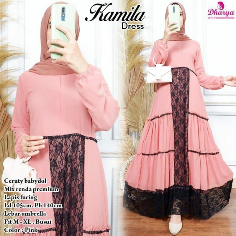 KAMILA DRESS // GAMIS CASUAL // TERBARU