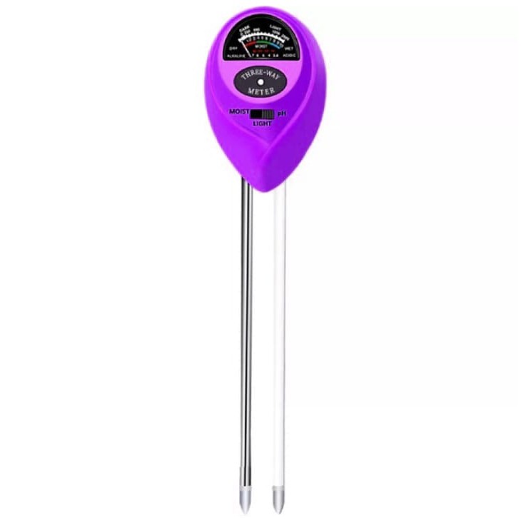 Mediatech Soil meter  3 in 1 Soil Moisture Tester (pH, Moisture, Light) - pH Meter Tanah -  B19002