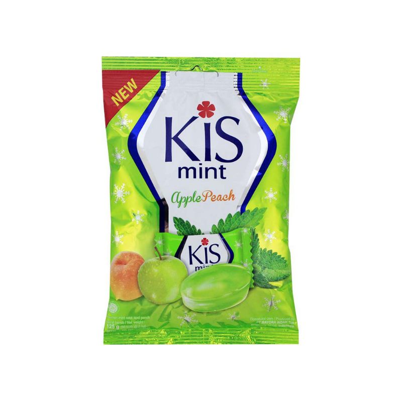 

KIS Mint Apple Peach Candy 125gr - Permen Mint Rasa Apel 50 Butir