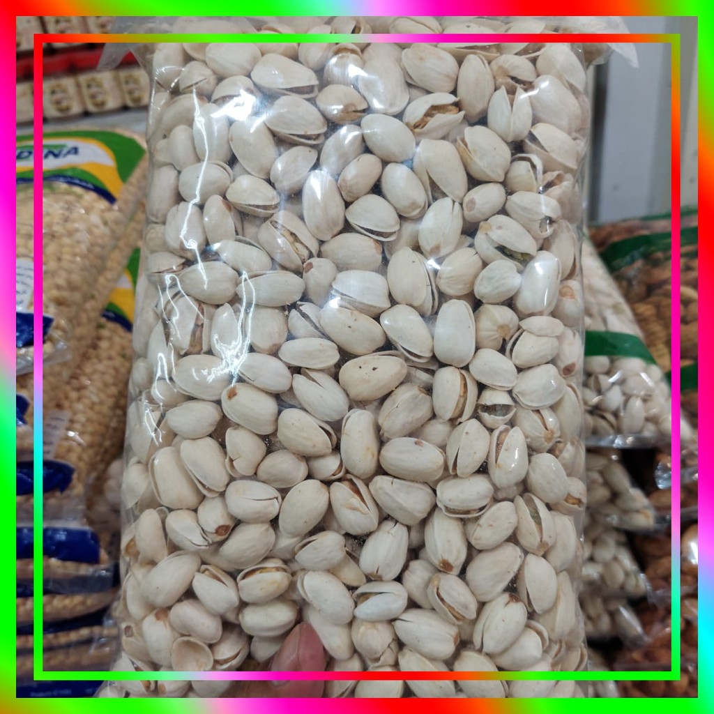 

KACANG PISTACHIOS 500GR GURIH DAN RENYAH/KACANG FUSTUK / KACANG MEKAH