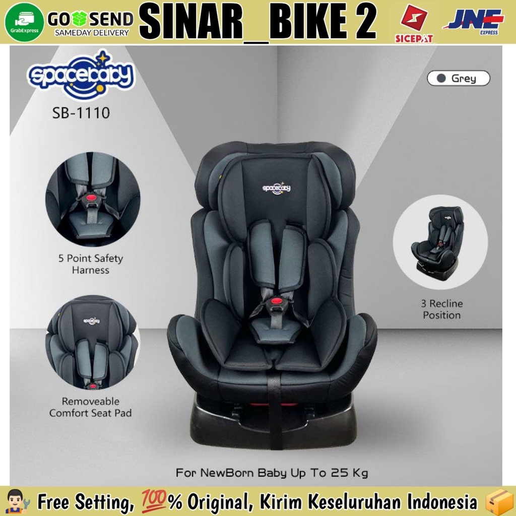 Car Seat SPACEBABY SB 1110 Kursi Mobil Anak Bayi Baby Chair Touring