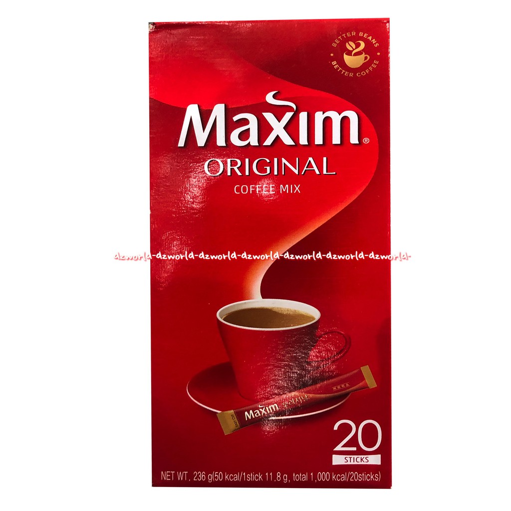 Maxim Original Coffee Mix 20Sticks Kopimix Maxim Kopi Instan White Gold Maksim