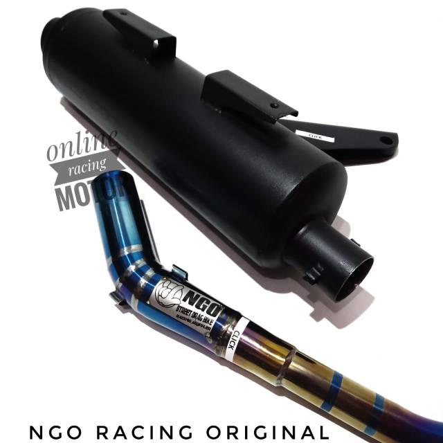 Knalpot tsukigi nmax aerox vario 125 150 ngo racing bobokan dll thailand leher rainbow