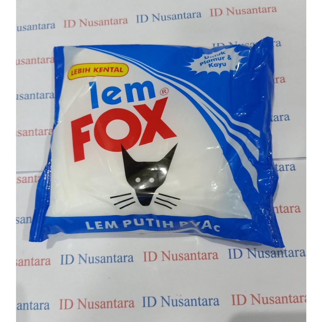 

Lem FOX 350 gram (Kantong Biru/Putih PVAC)