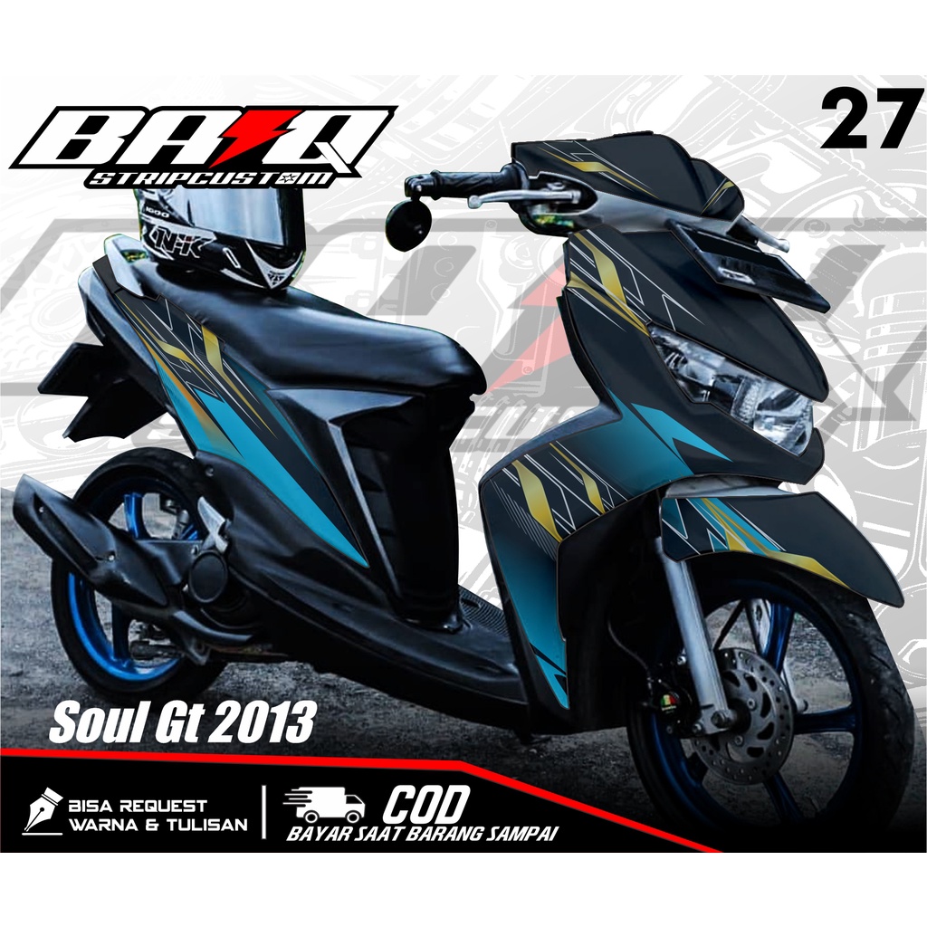 Decal MIO SOUL GT 2013 - Decal Variasi list Yamaha MIO SOUL RACING 2 Full Body