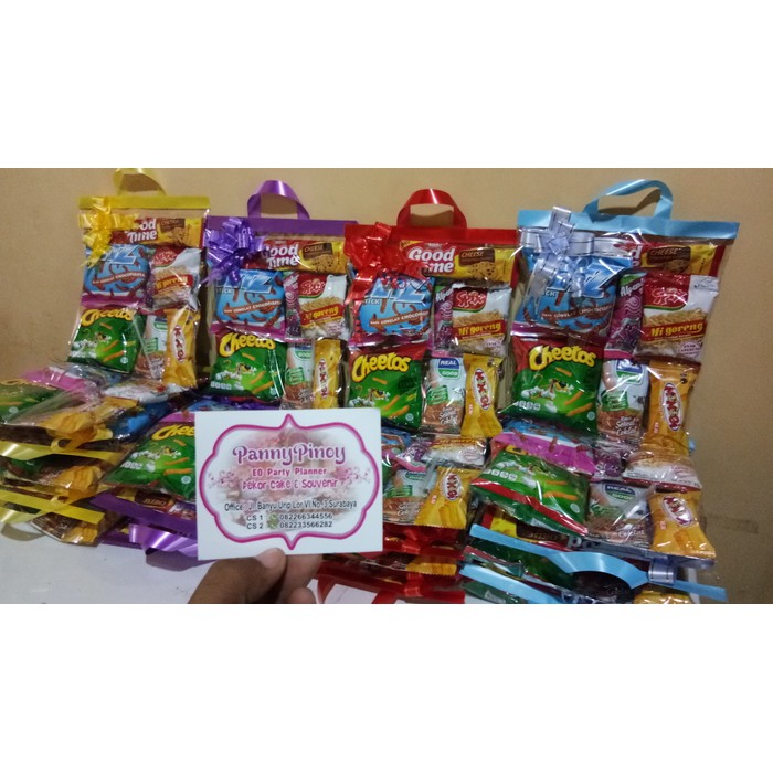 

Parcel Souvenir SNACK Murah Meria, Mewah dan Syantik