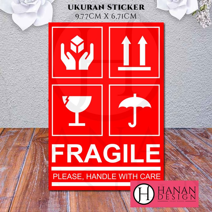 

Stiker Fragile Pengiriman Olshop Motif 4in1