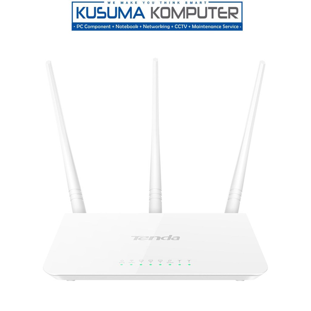 Tenda F3 Router Wifi 300Mbps router nirkabel