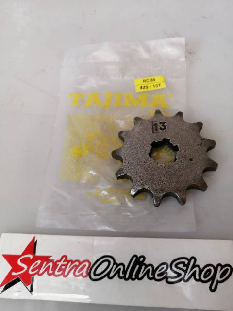 Gir gear depan Satria 2t tornado RC 80 13 428 Tajima