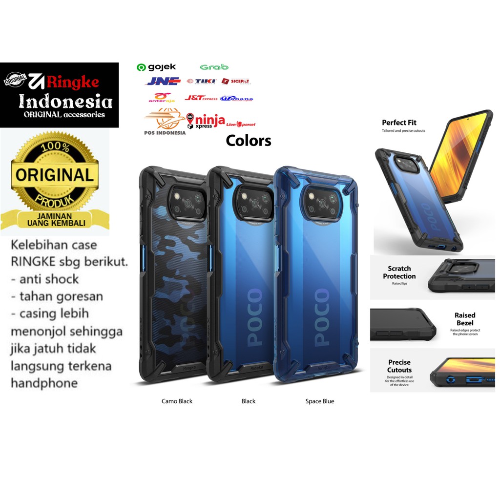 Jual Casing Xiaomi Poco X3 Nfc Rearth Ringke Fusion X Fusion X Design Shopee Indonesia 6948