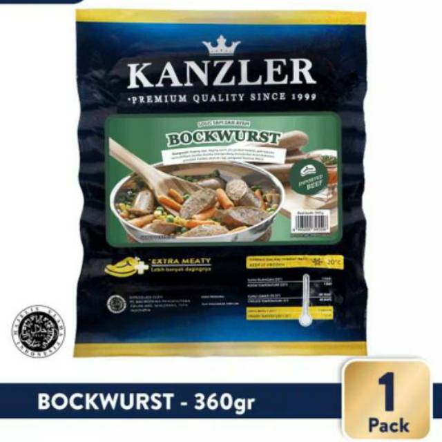 

Sosis Kanzler Bockwurst 360grq