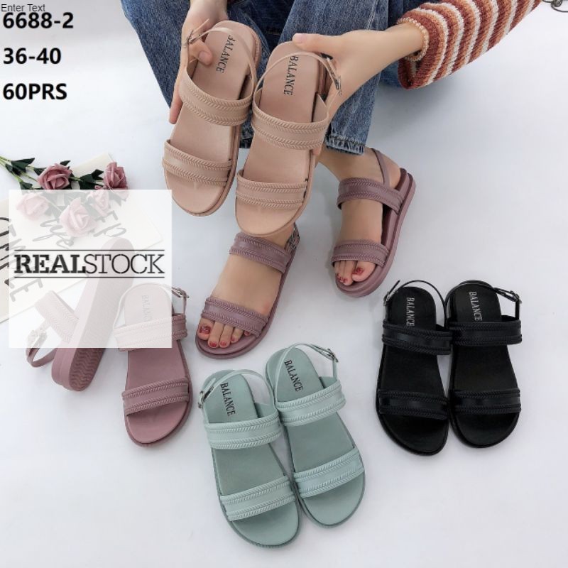 SEPATU IMPORT WANITA New BLC 6688 Sandal Jelly Carolina