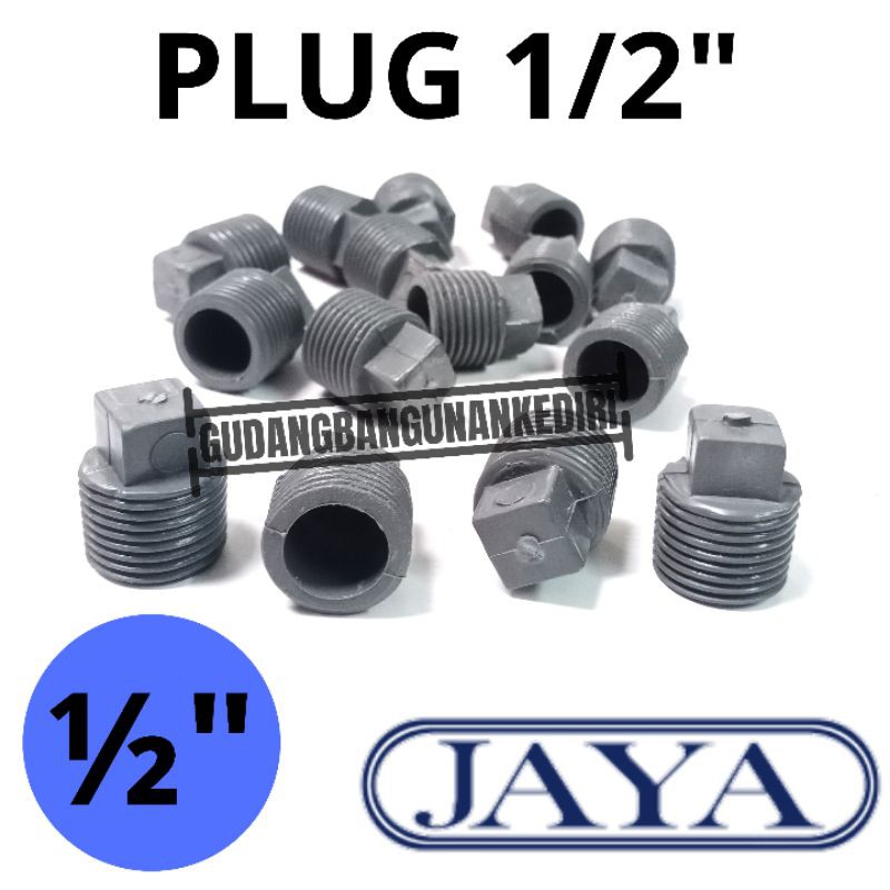 Plug 1/2” / tutup drat luar 1/2” TS JAYA