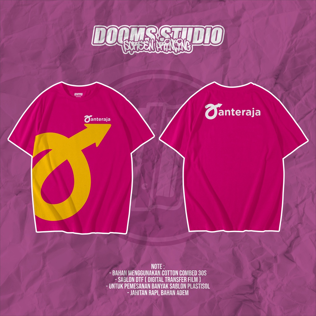 [PROMO] KAOS ANTERAJA DESAIN RESMI // KAOS ANTERAJA // KAOS KURIR