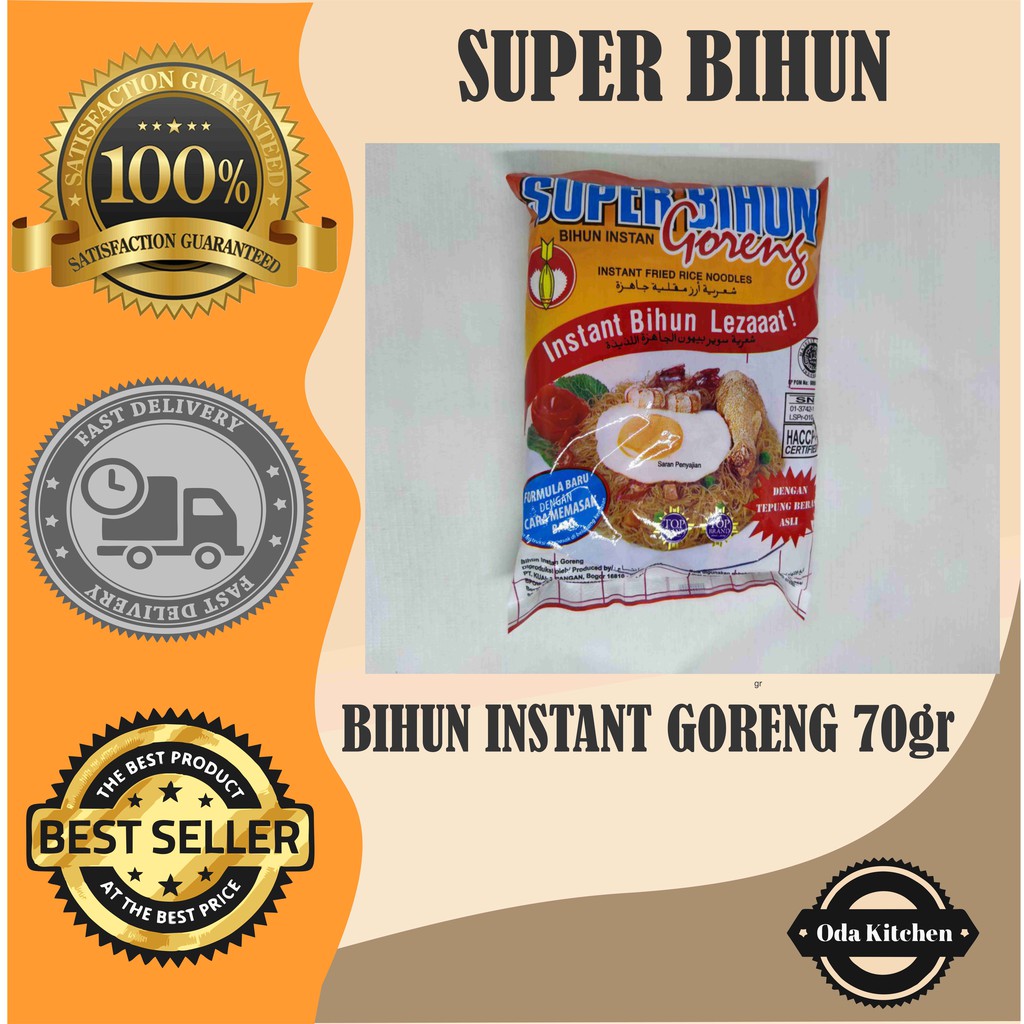 

SUPER BIHUN INSTANT GORENG PACK 70g