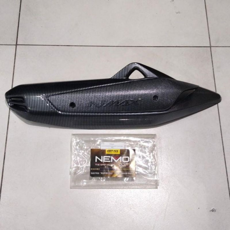 Cover/tutup knalpot nmax old carbon Nemo best Quality