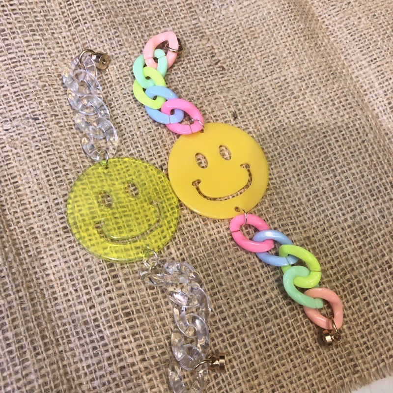 CHAIN HP KOREAN Gantungan Manik Manik Akrilik DIY Grip Case / Chain Strap Hp Popsocket Lanyard Sling