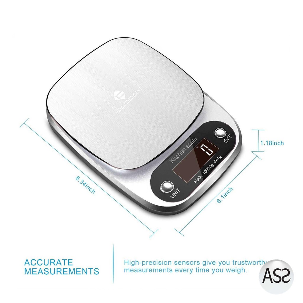 ASS Shop - Taffware Digipounds Timbangan Dapur Digital Kitchen Scale 10kg 1g Z2S