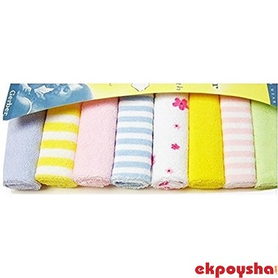 Gerber Baby Cotton Washcloth Sapu Tangan Bayi - 8 Pcs