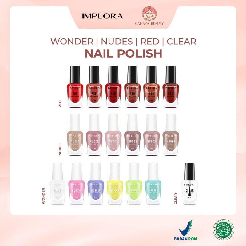 IMPLORA NAIL POLISH | KUTEK KUKU IMPLORA | KUTEK KUKU IMPLORA NUDES | KUTEK KUKU IMPLORA BENING