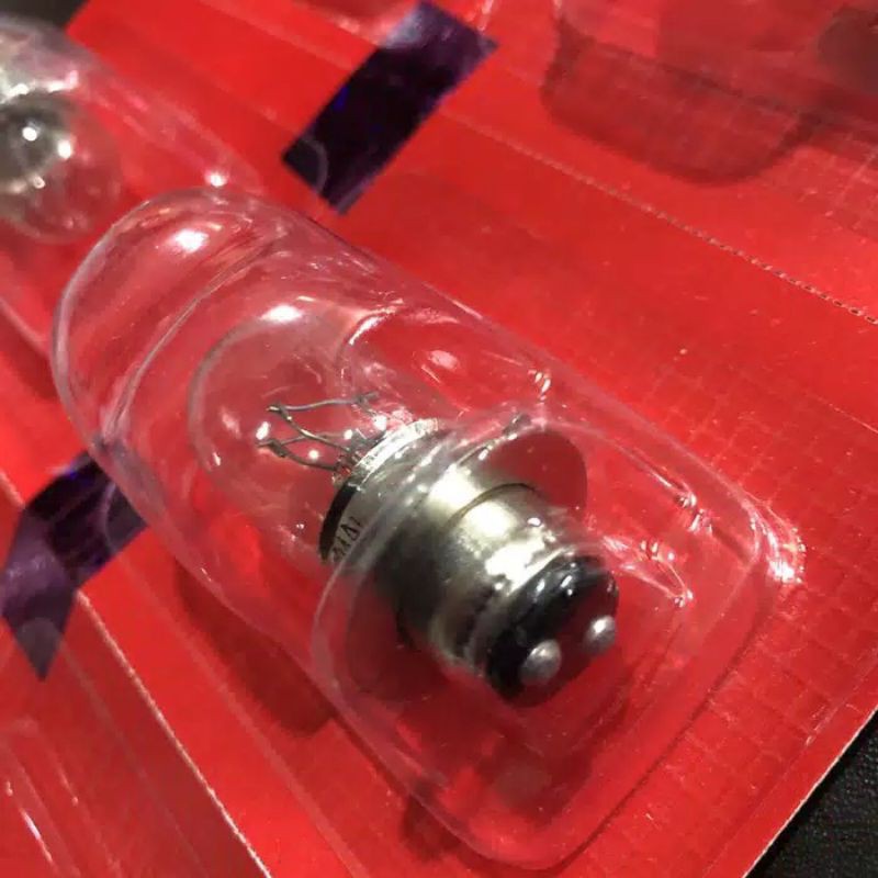 Bohlam Depan Lampu Motor Honda KFV 12V 25W V25 V 25 Watt Grand Supra Vario Beat Scoopy Spacy Revo-1