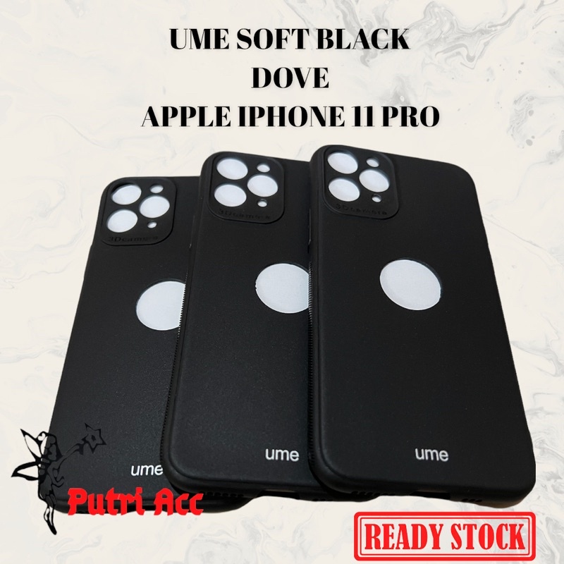 APPLE IPHONE 11 PRO SOFTCASE SILIKON UME BLACK DOVE PROTECTION APPLE IPHONE 11 PRO
