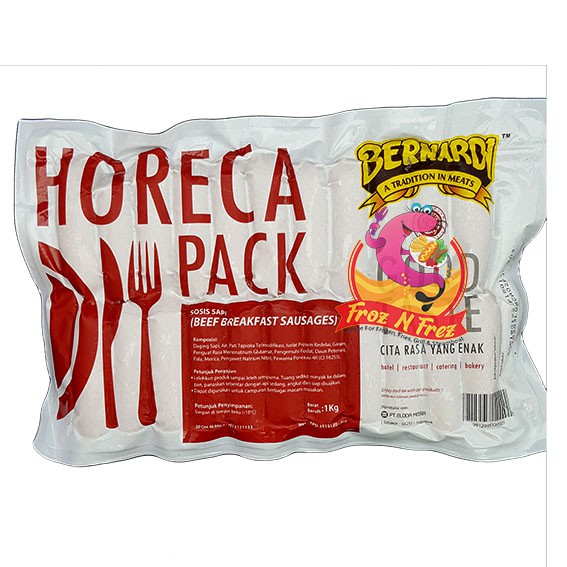 

BERNARDI Sosis Sapi 1000 Gram - Horeca Pack