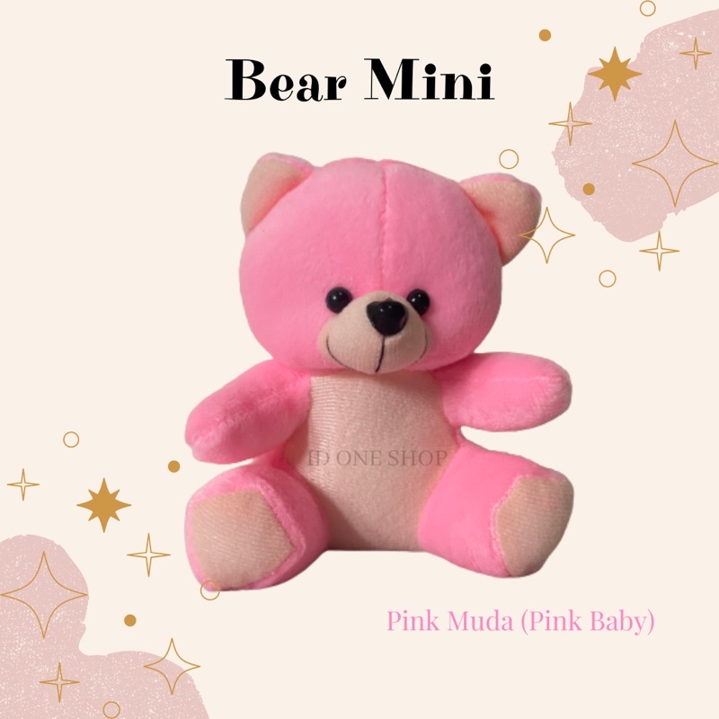 Bear Wisuda 13 dan 15cm / Bear Mini / Boneka Mini / Boneka Bucket / Bear Bucket