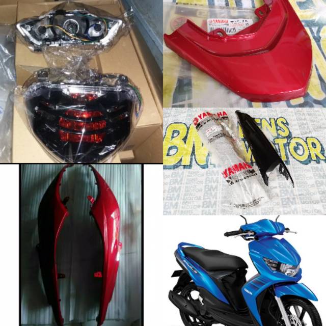 Cover Body Mio Soul Gt Full Set Body Belakang Shopee Indonesia