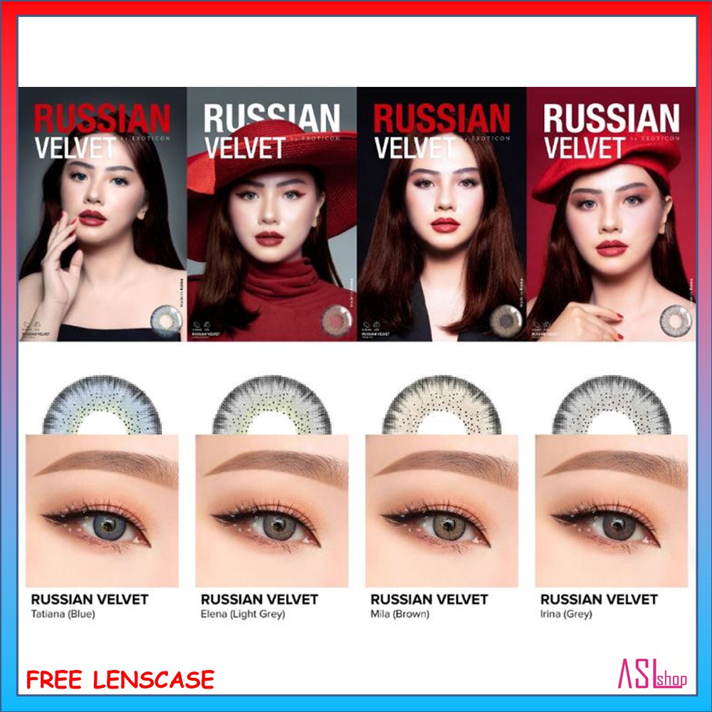 SOFTLENS X2 RUSSIAN VELVET NEW NORMAL &amp; MINUS (-0.50 s/d -3.00) BY EXOTICON / Soflens 14.5 mm