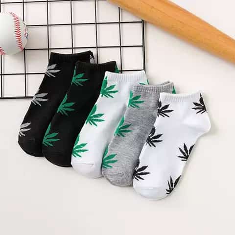 TOKO KL | 3 pasang Kaos kaki pendek matakaki motif rasta import