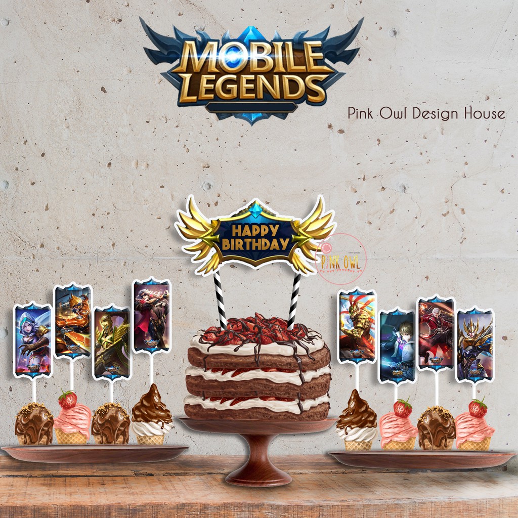 Kue Tart Karakter Mobile Legend Paimin Gambar