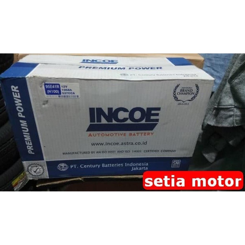 Jual Aki INCOE N100 12V 100AH 100Amper suku cadang | Shopee Indonesia