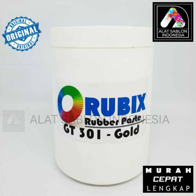 TINTA SABLON RUBBER PASTE GOLD GT 301 RUBIX GOLD 1KG